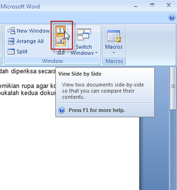 Word 2007 - How to Compare Two Documents 8 tips9