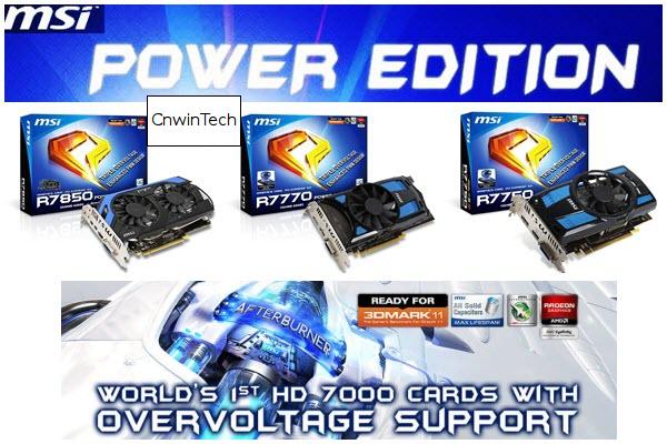 MSI launches Line of Graphics Card R7000 Power Edition 8 CNWINTECH MSI Line Of Graphic Card R7000 Power Edition